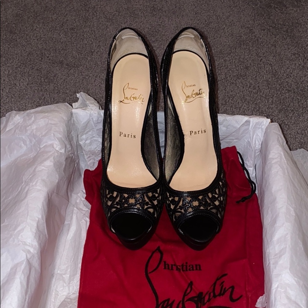 Christian Louboutin pampas pump 150mm calf